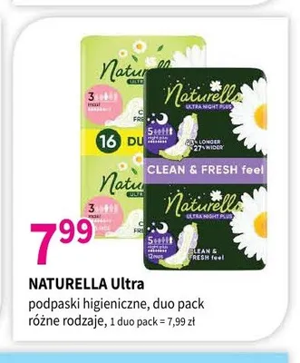 Podpaski higieniczne Naturella Ultra promocja w Drogerie Polskie