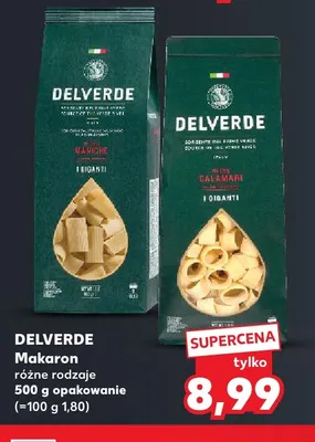 Makaron Delverde Maniche promocja w Kaufland