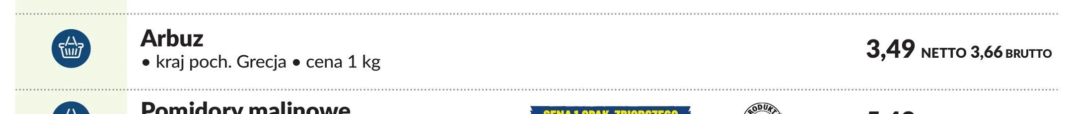 Arbuz Grecja promocja w Makro