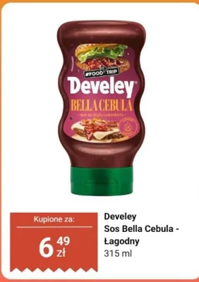 Sos Bella Cebula - Łagodny Develey promocja w Dino