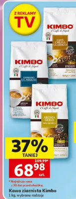 Kawa ziarnista Kimbo promocja w Auchan