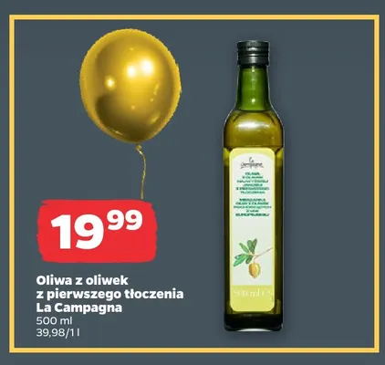 Oliwa z oliwek z pierwszego tłoczenia La Campagna promocja w Netto