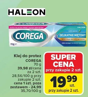 Klej do protez promocja w Carrefour