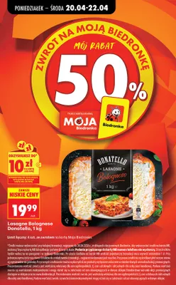 Lasagne Bolognese promocja w Biedronka
