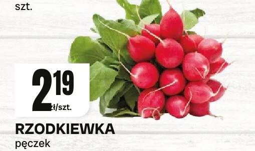 Rzodkiewka pęczek promocja w Chorten