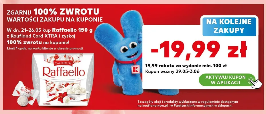 Praliny Raffaello promocja w Kaufland