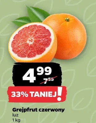 Grejpfrut czerwony luz promocja w Netto
