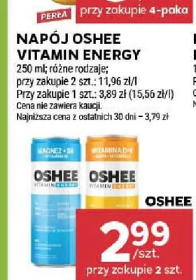 Napój Oshee Vitamin Energy promocja w Stokrotka