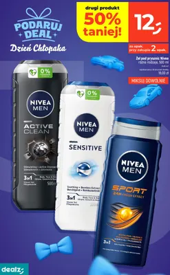 Żel pod prysznic Nivea Men Active Clean promocja w Dealz