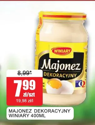 Majonez dekoracyjny Winiary promocja w Bingo