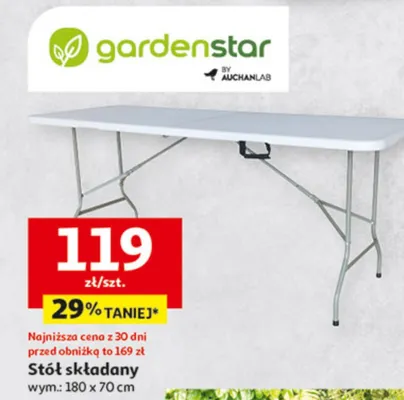 Stół składany promocja w Auchan
