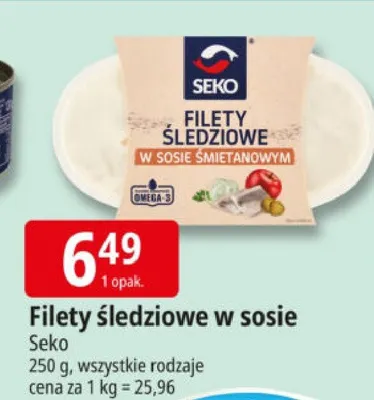 Filety śledziowe w sosie promocja w Leclerc