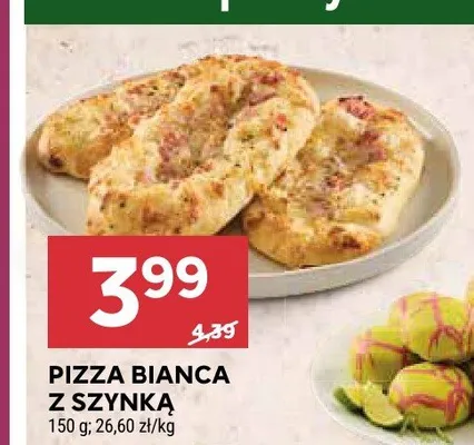 Pizza Bianca z szynką promocja w Stokrotka