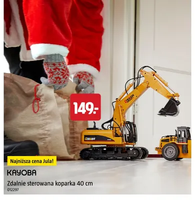 Zdalnie sterowana koparka 40 cm Kayoba promocja w Jula