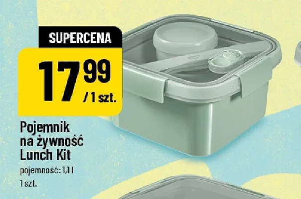 Pojemnik na żywność Lunch Kit pojemność: 1.1 l promocja w POLOmarket