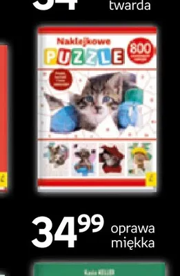 Książka Naklejkowe puzzle 800 promocja w Empik