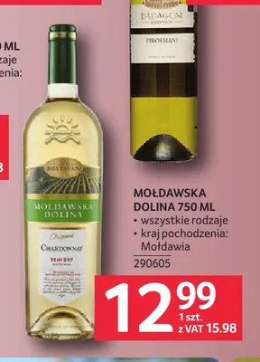 Wino Mołdawska Dolina promocja w Selgros