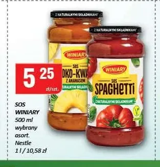 Sos spaghetti Winiary promocja w Chorten