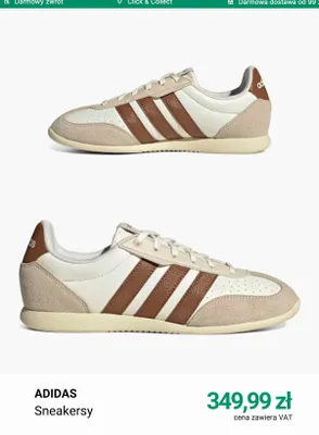 Sneakersy Adidas promocja w Deichmann