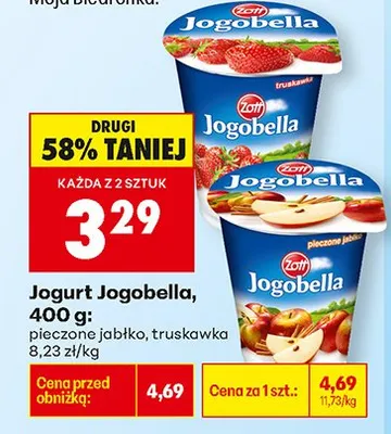 Jogurt truskawka promocja w Biedronka