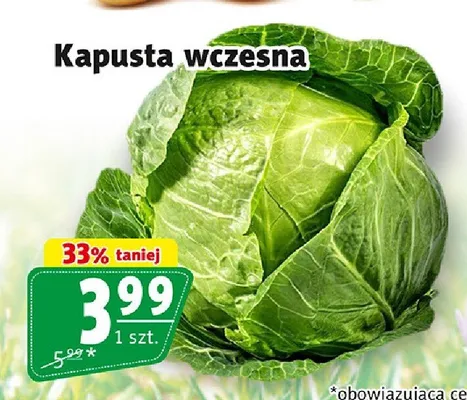 Kapusta wczesna promocja w Prim Market