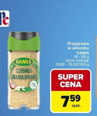 Przyprawa w słoiczku KAMIS promocja w Carrefour