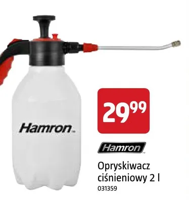Opryskiwacz ciśnieniowy Hamron 2 l promocja w Jula
