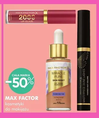 Kosmetyki do makijażu Max Factor promocja w Super-Pharm