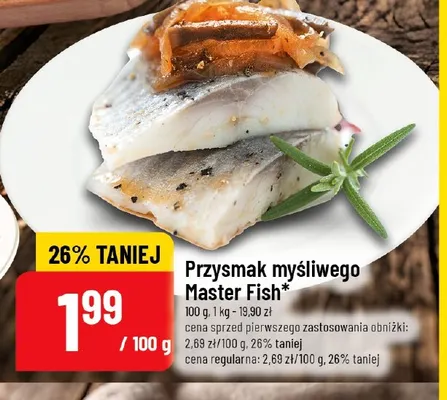 Przysmak myśliwego Master Fish promocja w POLOmarket