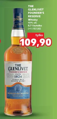 Whisky karton The glenlivet founder's reserve promocja w Kaufland