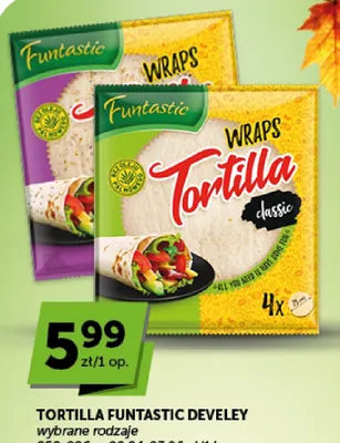 Tortilla Funtastic Develey promocja w Euro Sklep