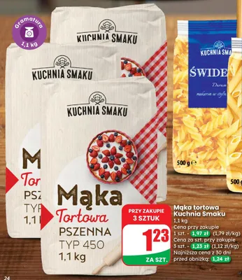 Makaron durum świderki promocja w Dino