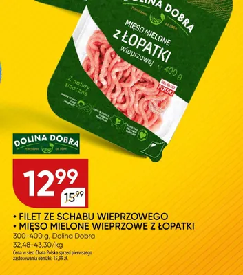 Mięso mielone wieprzowe z łopatki promocja w Chata Polska