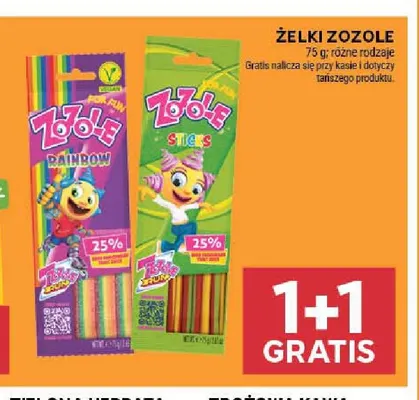 Żelki Zozole promocja w Stokrotka