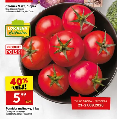 Pomidory malinowe promocja w Twój Market