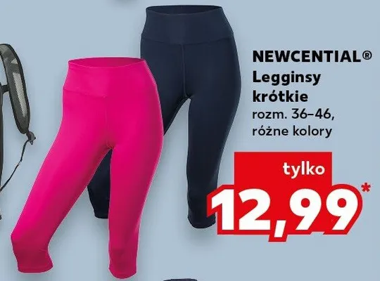 Legginsy krótkie, różne kolory promocja w Kaufland