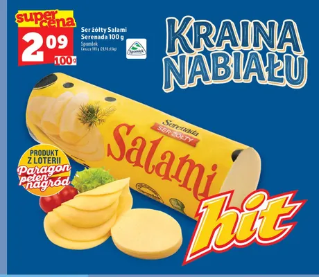 Ser żółty Salami Serenada promocja w TOPAZ