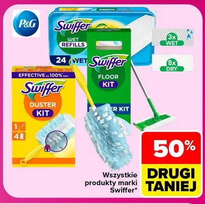 Zestaw miotełka do kurzu Duster Kit Swiffer promocja w Carrefour Market