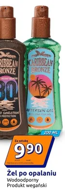 Żel po opalaniu Caribbean Bronze Aftersun Gel wodoodporny promocja w Action