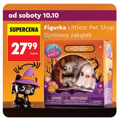 Figurka Littlest Pet Shop Dyniowy zakątek promocja w Biedronka