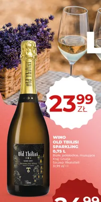 Wino musujące Old Tbilisi Sparkling półsłodkie promocja w Duży Ben