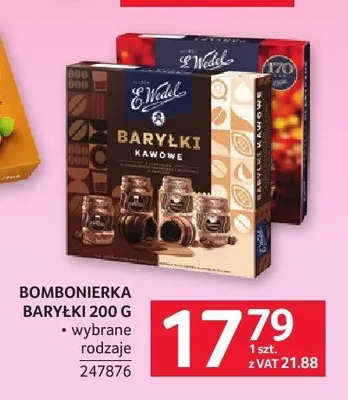 Bombonierka Baryłki E.Wedel 200g promocja w Selgros