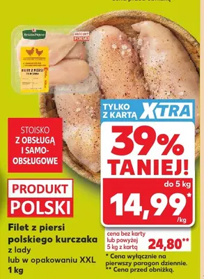 Filet z piersi polskiego kurczaka w opakowaniu XXL promocja w Kaufland
