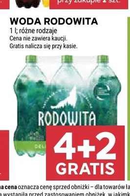 Woda Rodowita promocja w Stokrotka