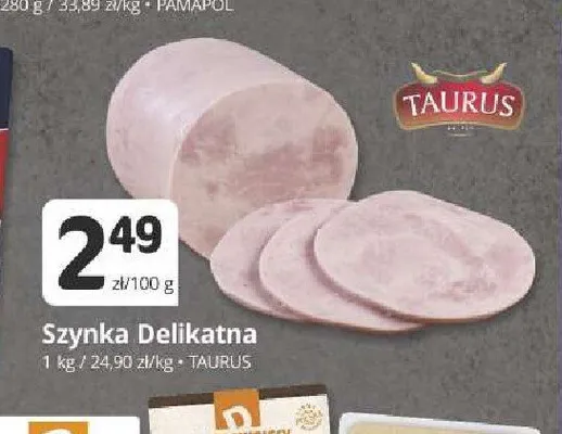 Szynka Delikatna Taurus promocja w Marketvita