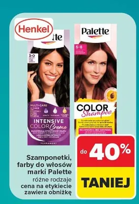 Szamponetka do włosów Palette promocja w Carrefour