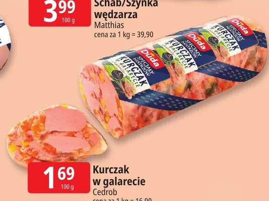 Kurczak w galarecie Duda Specjały Mistrzów promocja w Leclerc