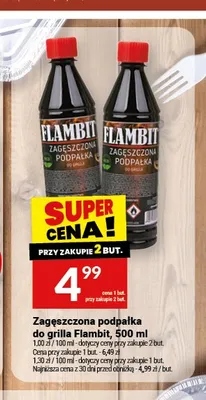 Zagęszczona podpałka do grilla Flambit promocja w Twój Market