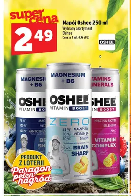 Napój Oshee promocja w TOPAZ