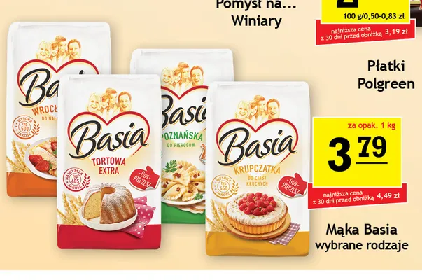 Mąka wrocławska Basia promocja w Gram Market